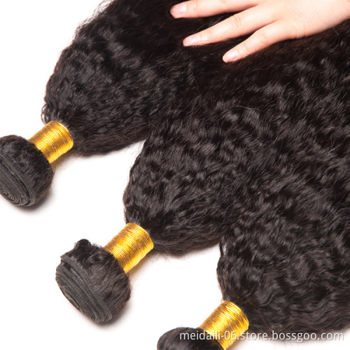 Hot sale 100% unprocessed virgin brazilian yaki hair virgin human hair bundles mink quality hair